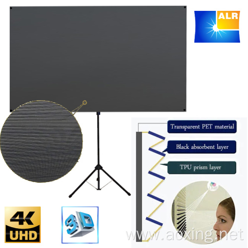 Tripod 4K moive theater portable projector screen